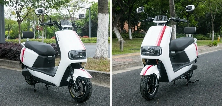 Electric Scooter Moped White