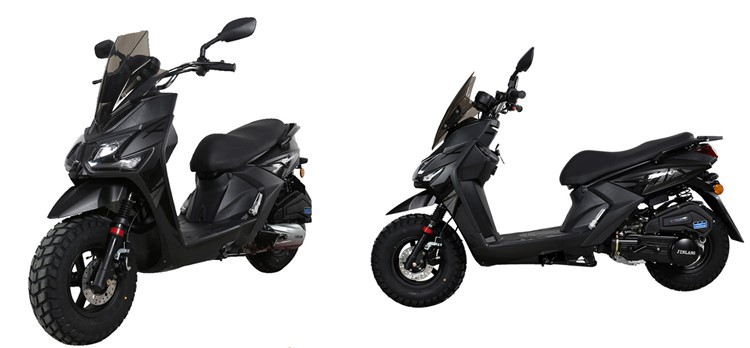 Black 72V 1200W Electric Motorcycle