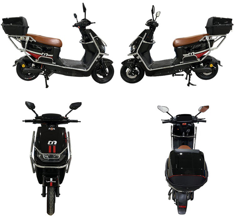 Electric Moped Scooter Motorcycle Black XL-ES07